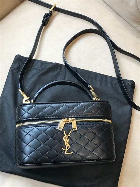 ysl vanity bag review|SAINT LAURENT Gaby Vanity leather shoulder bag .